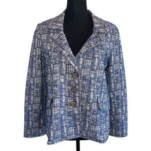NWT The Man Repeller x PJK  Blazer Jacquard Jacket M